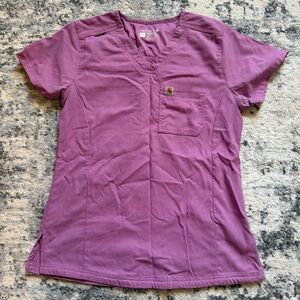 Carhartt Women's Short Sleeve Purple Top